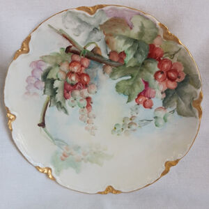 Haviland France Limoges Red Currant Dessert Plate